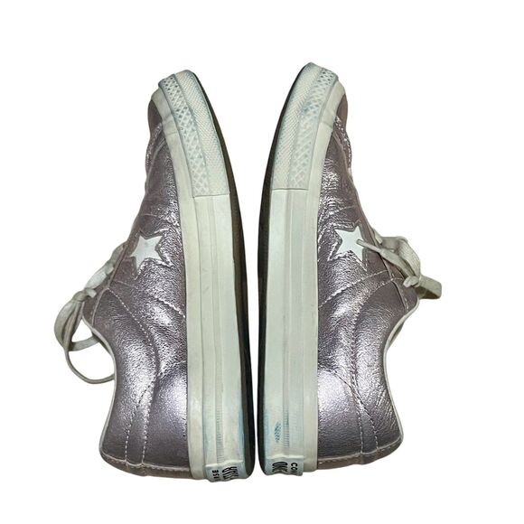 Converse One‎ Star Sneaker Metallic Rose Pink Leather - Picture 7 of 10